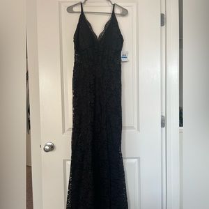 Black maxi dress